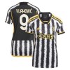 Maillot de Supporter Juventus 2023-24 Vlahovic 9 Domicile Pour Femme